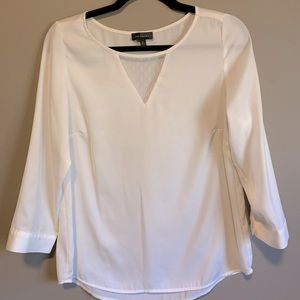 White blouse from The Limited